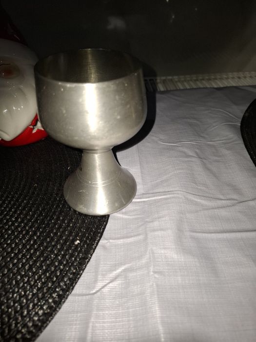 Pahar stil cupa din zinc raza interioara 6.5 cm inaltime 11 cm