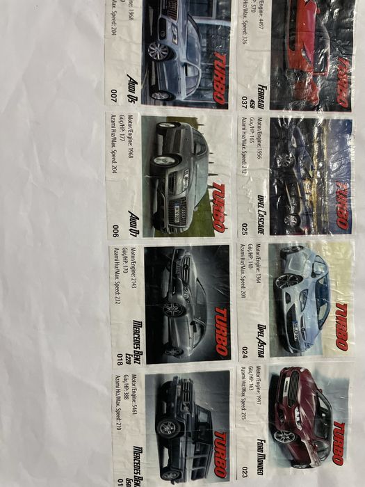 Colectie masini turbo