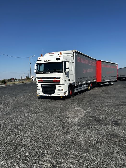 Daf Xf 105 Jumbo Truck 110 m 3 Camion 3 axe 8,1 mt lungime
