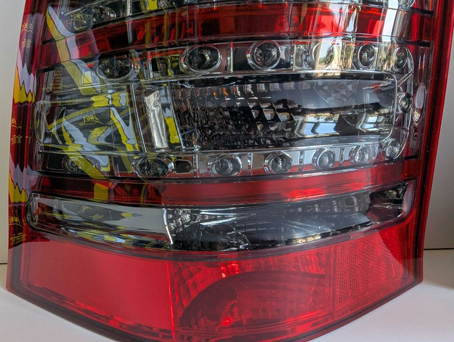 Стопове Мерцеде Ц класа ЛЕД Комби W203 Mercedes 203 Тъмни Опушени