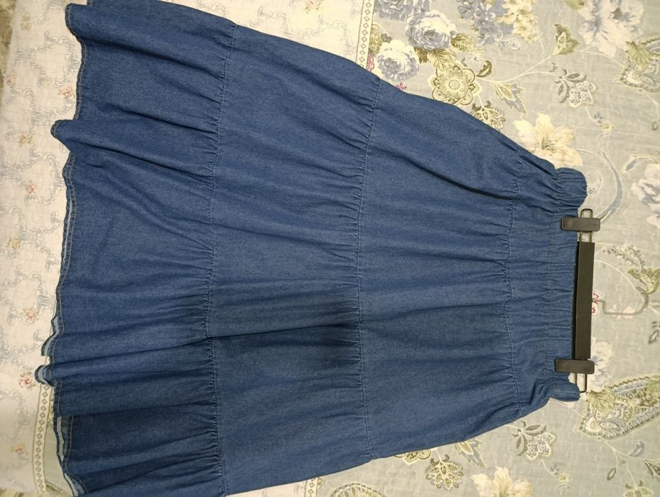 Новая джинсовая юбка 52-54р 100 000с.