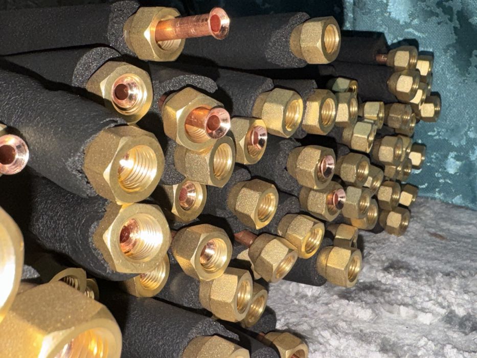 Развальцовка медных трубок