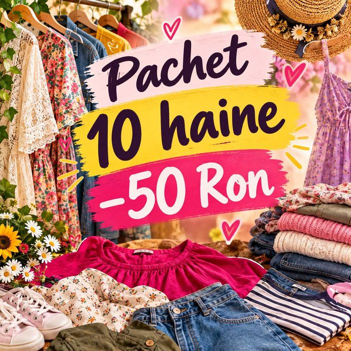 Pachet surpriza 10 haine-50 Ron