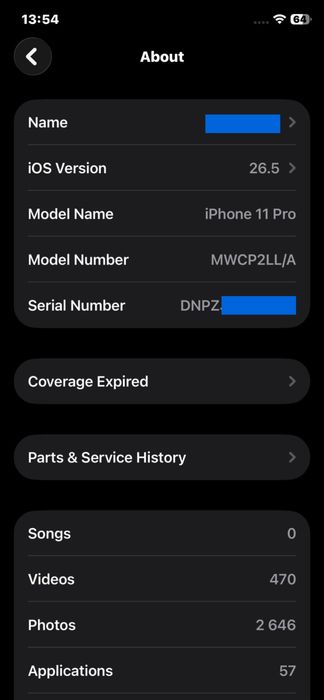 Iphone 11pro 256gb LLA