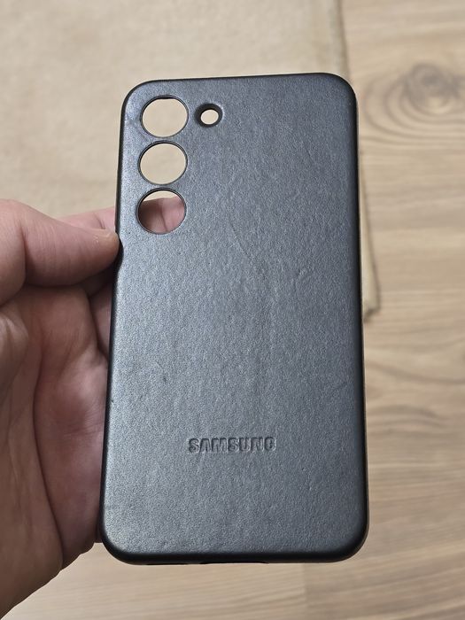 Husa Leather Case Samsung S23, piele naturala, culoare  neagra