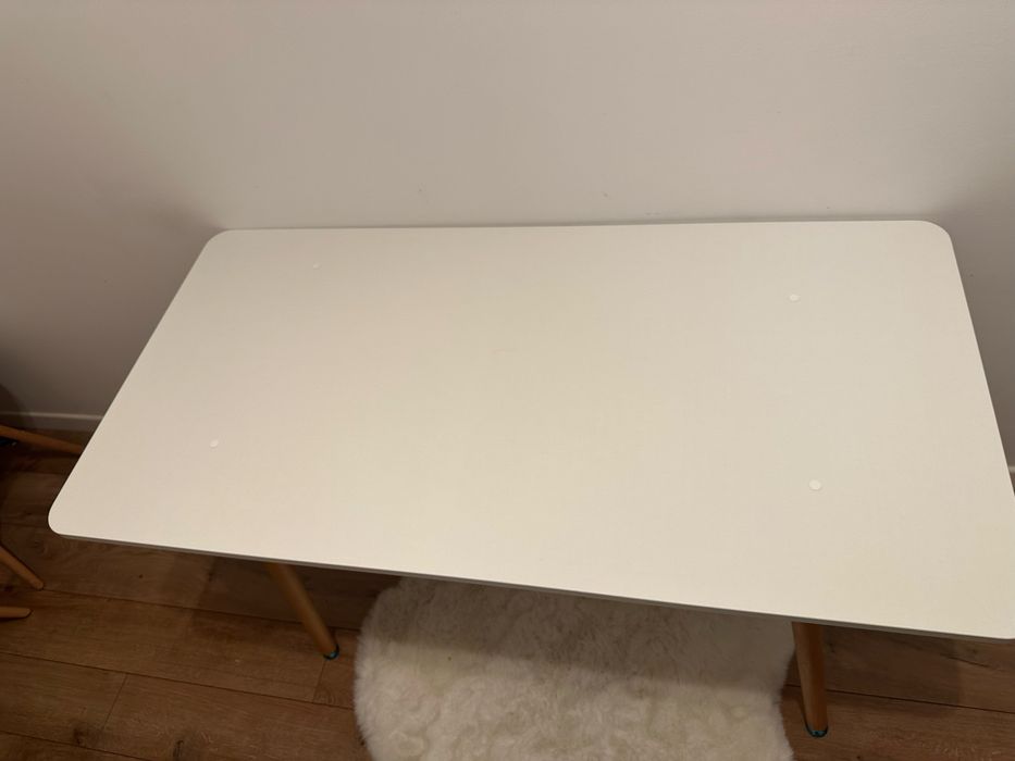 Masa de bucatrie alba 120x60 cm