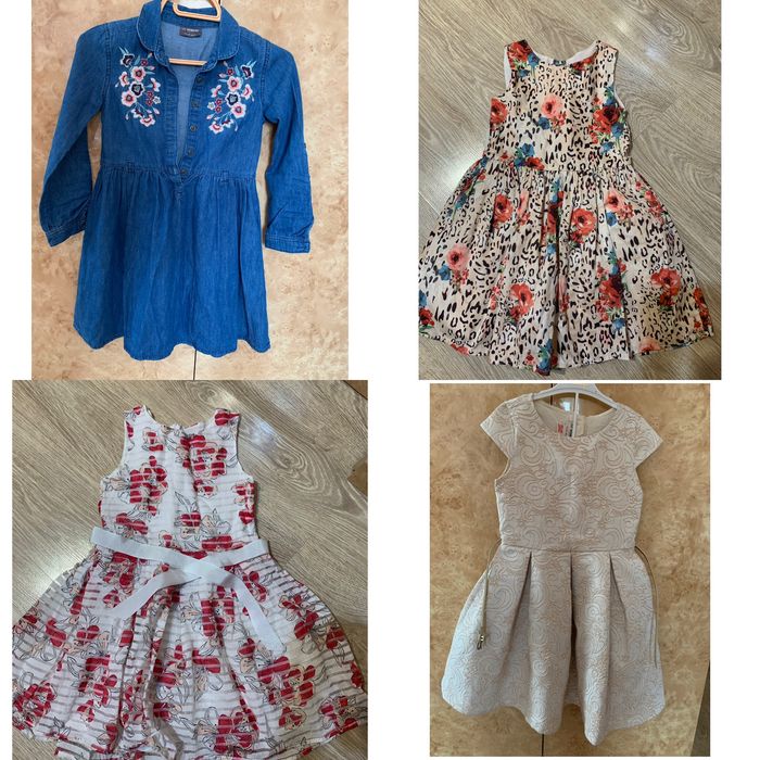 Платья на 6-8 лет фирменные