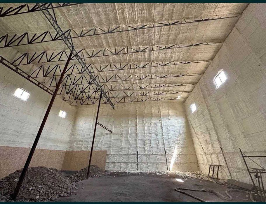 Poliuretan ko‘pik (PPU) purkash orqali issiqlik va sovuqdan himoya!