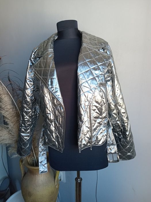 Geaca croi biker metalica