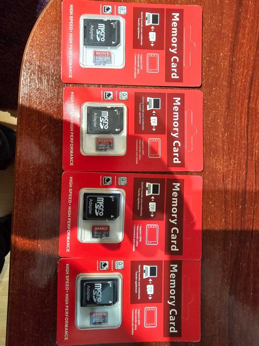 Sony  micro SD Cards 256GB 2buc + 1 cititor card