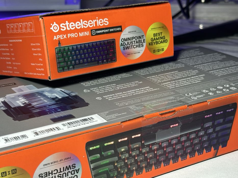 Steelseries Apex Pro mini. Magnetic switches. Esports