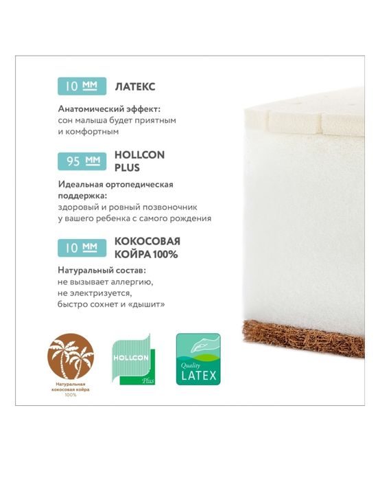 Детский матрас Plitex Eco Life