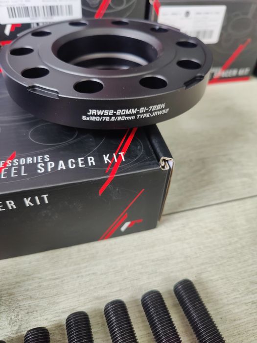 Distantieri 2cm/20mm BMW 5x120 distantiere + prezoane lungi incluse