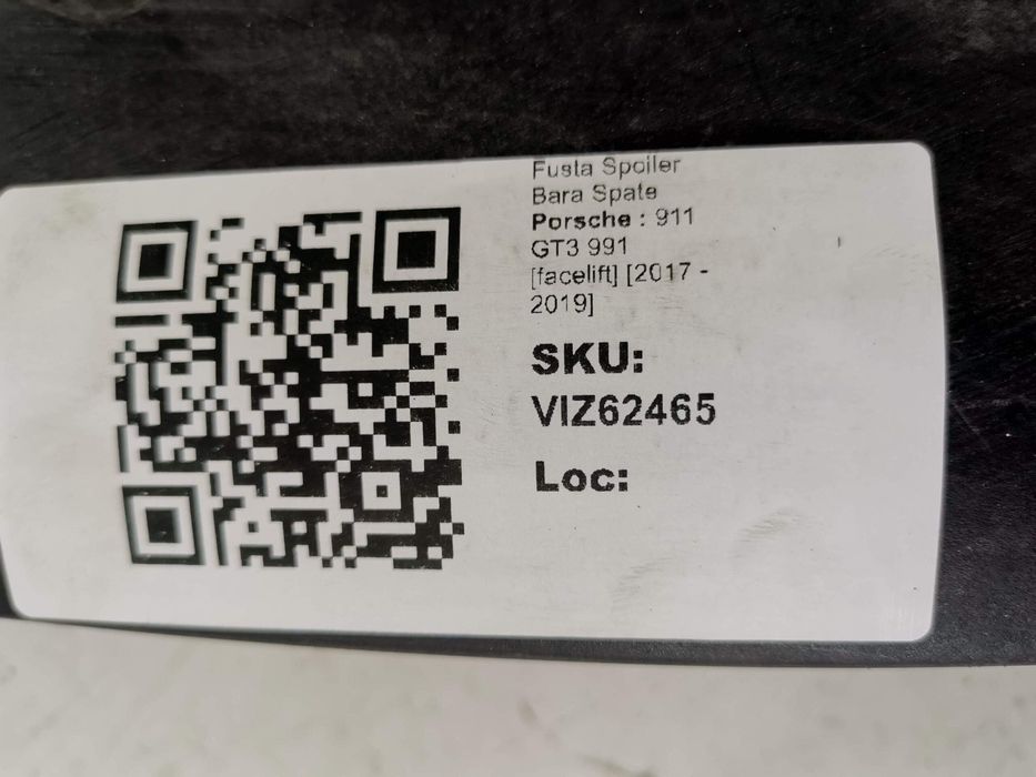 Порше 911 ГТ3 / Porsche 911 GT3 991 [фейслифт] Оригинален заден спойле