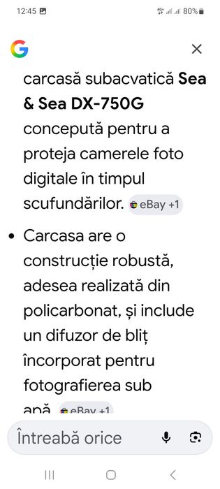 Vînd carcasă subagvatică pentru camere