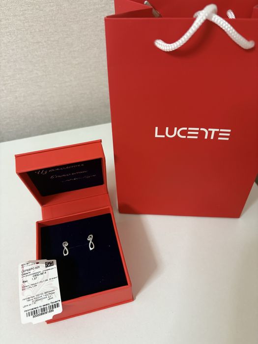 Продам новые серьги серебро