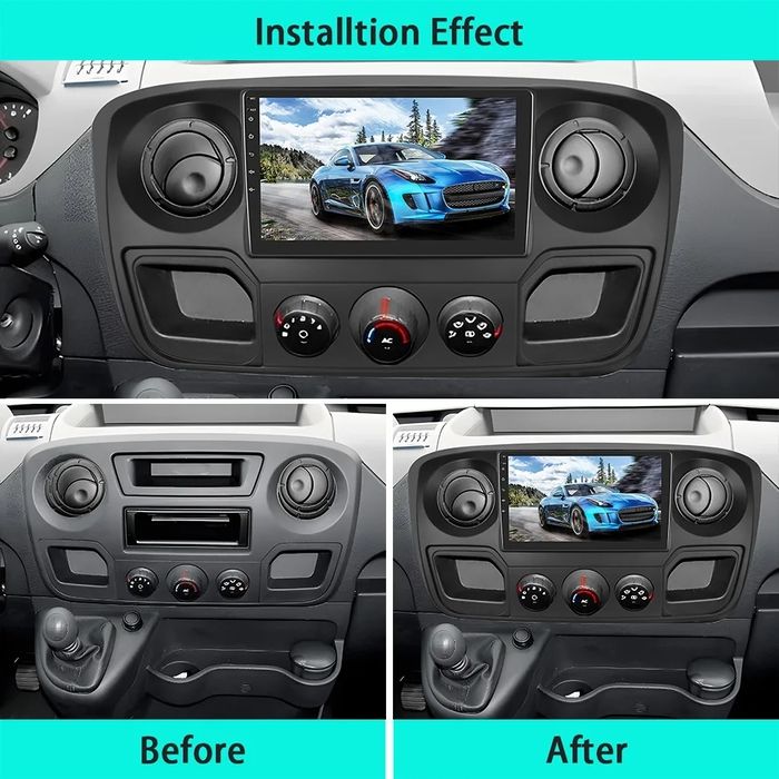 Navigatie Android Renault Master Waze YouTube GPS BT