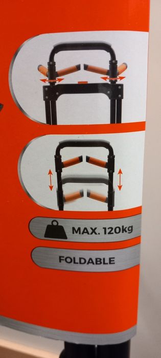 Сгъваема телескопична количка