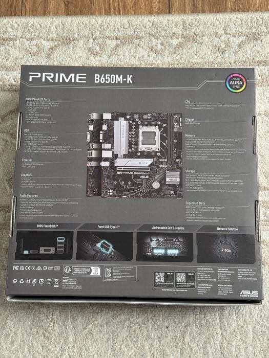 Vand kit Asus Prime B650m-K + Ryzen 8400F, in gar