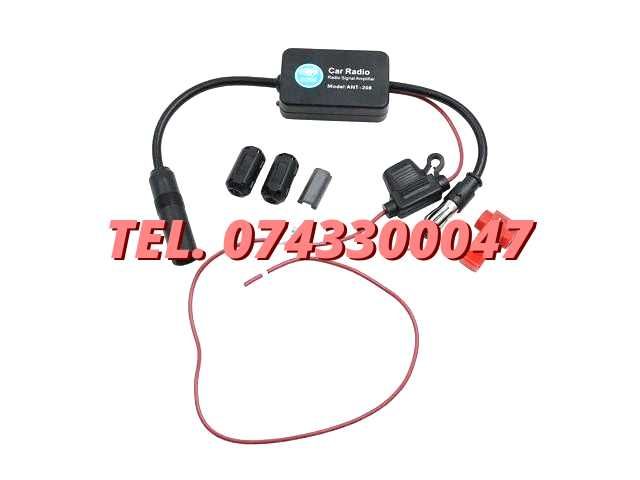 Amplificator Antena Radio Cb Fm 12V Auto Camioane Fm Compatibil