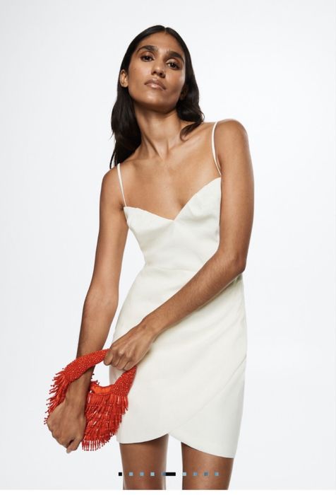 Рокли Mango от лен и памук и рокля  Rage Age