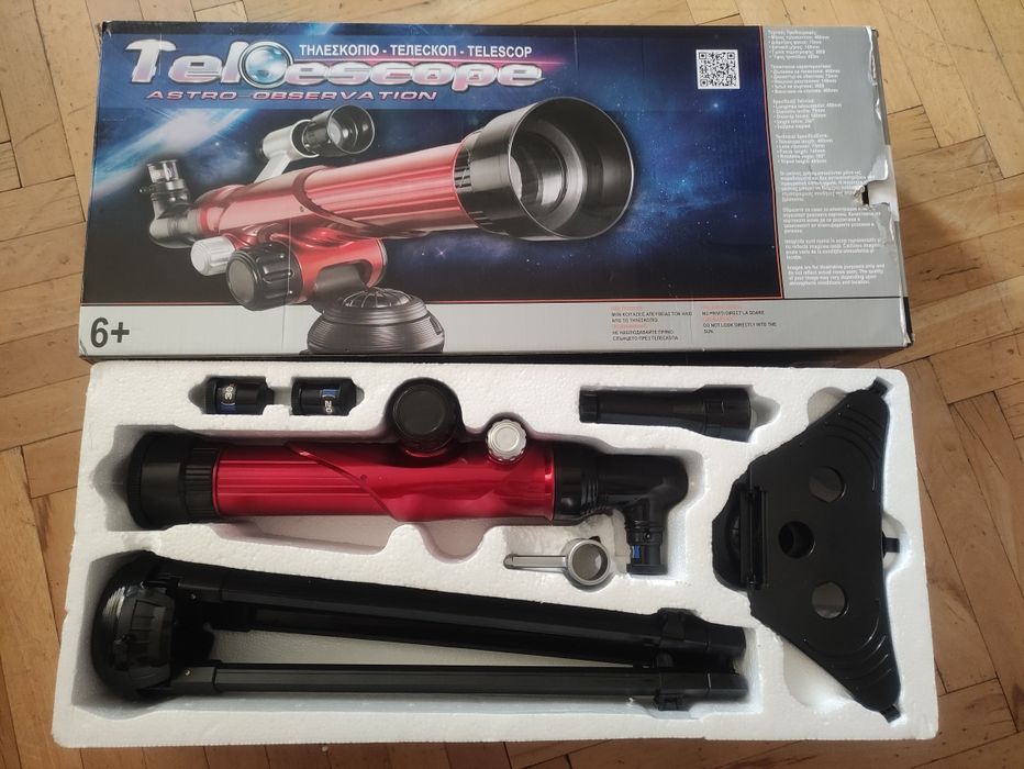 Детски телескоп 40х увеличение