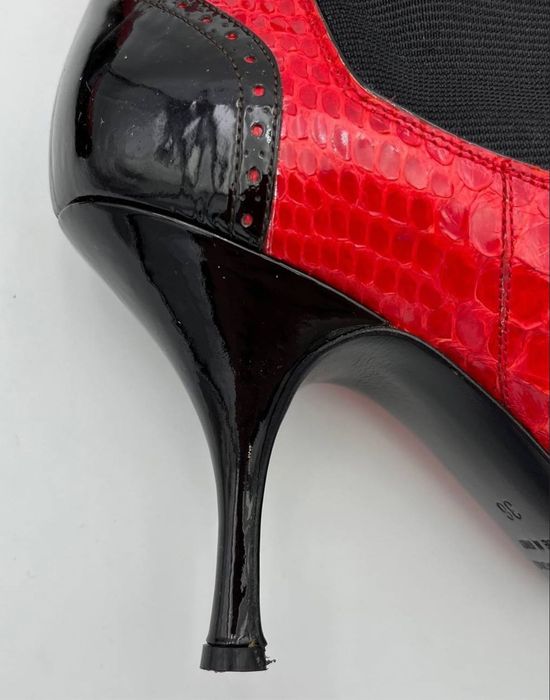 Dolce & Gabbana - ботуши от естествена змийска кожа