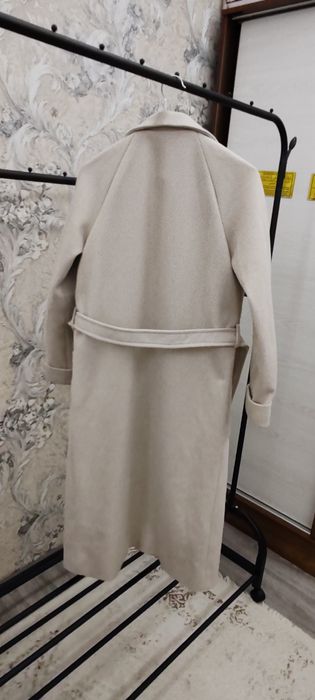 Пальто Hazal Fashion, размер M, бежевое