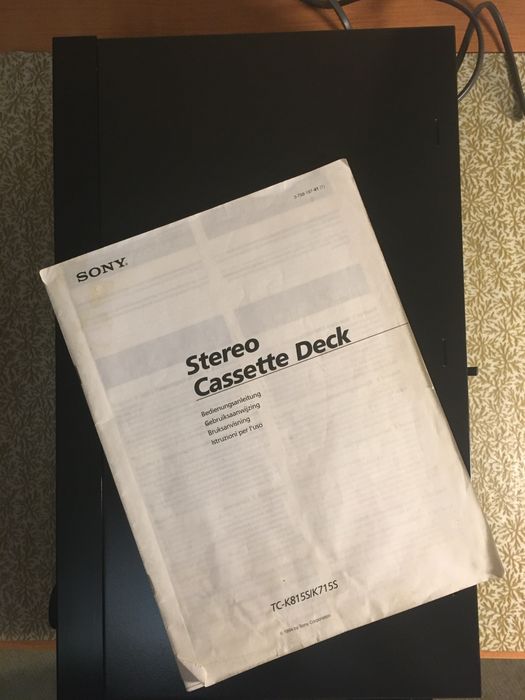 Кассетная дека Sony tc-k715s