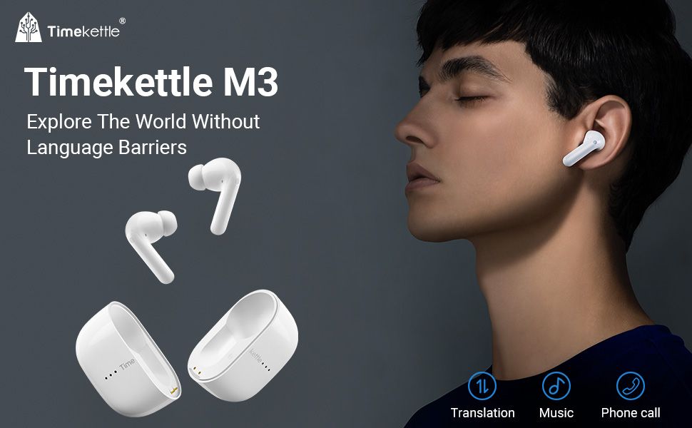Timekettle M3 — Умные Наушники-Переводчики до 40 Языков. Есть доставка
