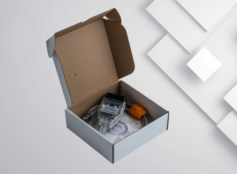 Интерфейс USB K+DCAN за автодиагностика на BMW съвместим с INPA / ISTA