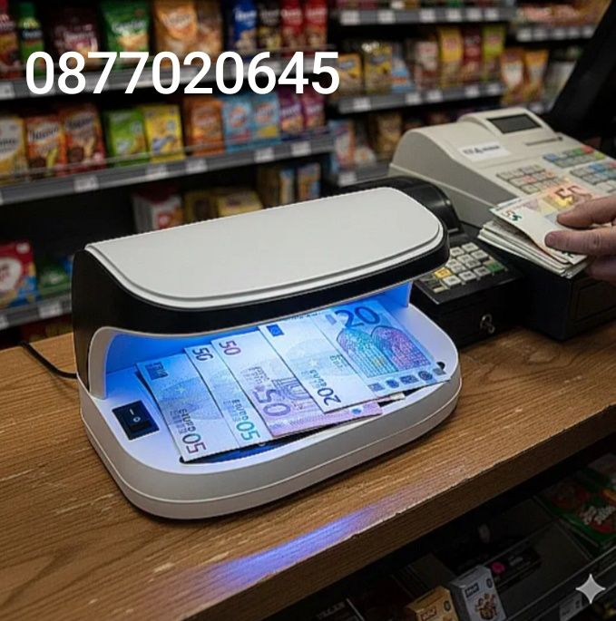 Детектор за банкноти, с батерия, UV LED светлина, проверка на банкноти