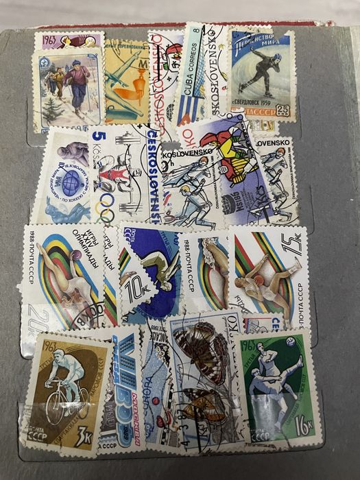 Марки разные. Филателия