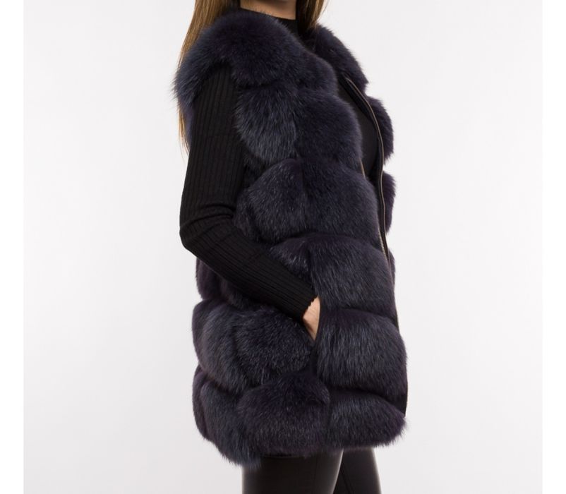 Vand vesta blana vulpe polara