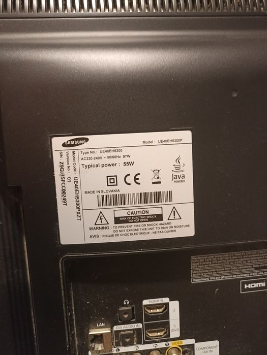 Televizor LED Samsung Smart TV UE40EH5300 Seria EH5300 101cm negru Ful