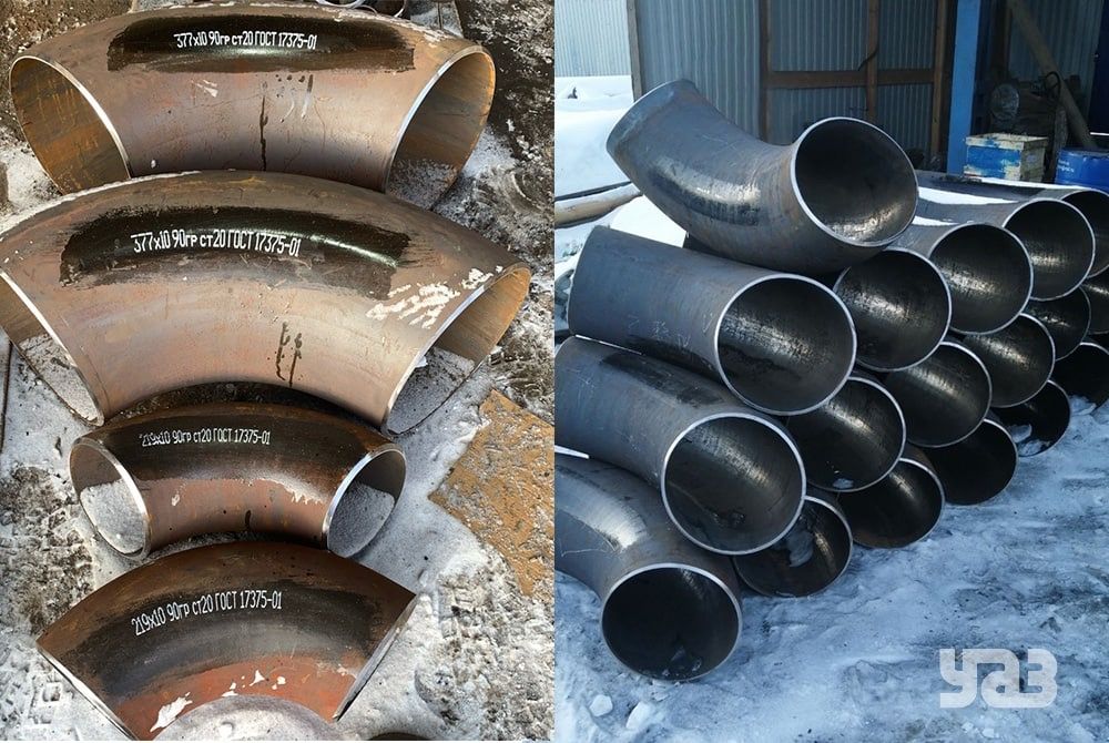 Отвод стальной 76 мм новая ОПТОМ в Ташкенте