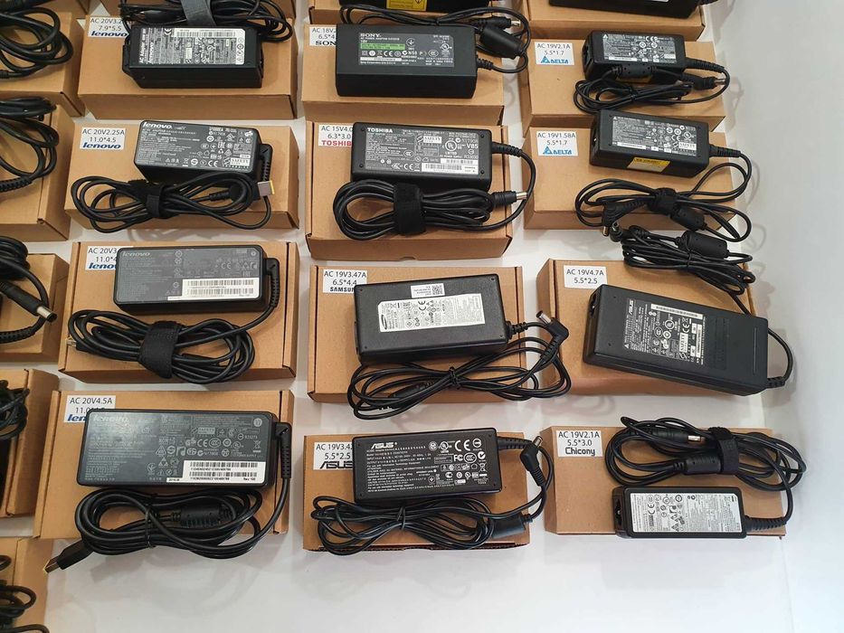 +Гаранция НОВИ! Зарядно захранване лаптоп Dell / Lenovo / HP / Toshiba