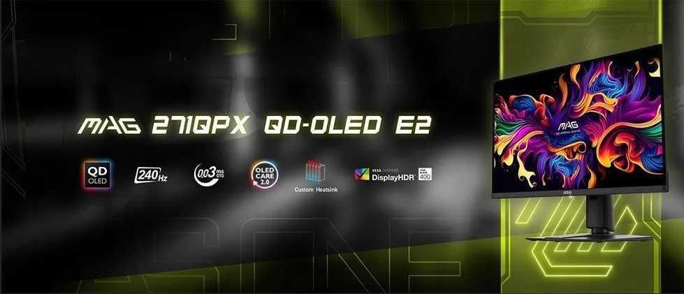 монитор MSI MAG 271QPX QD-OLED E2