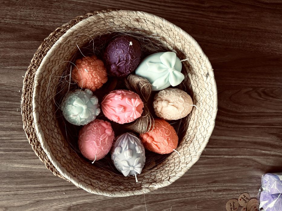 Натурални соеви свещи Великден Ароматни