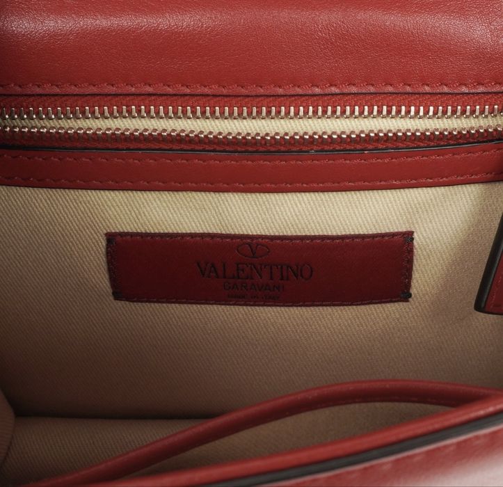 Valentino Glam Lock leather crossbody bag