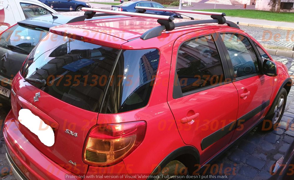 Barres De Toit Transversales En Aluminium Pour Suzuki Ignis (2016-2025) - Pour Rails De Toit Surélevés - Noir