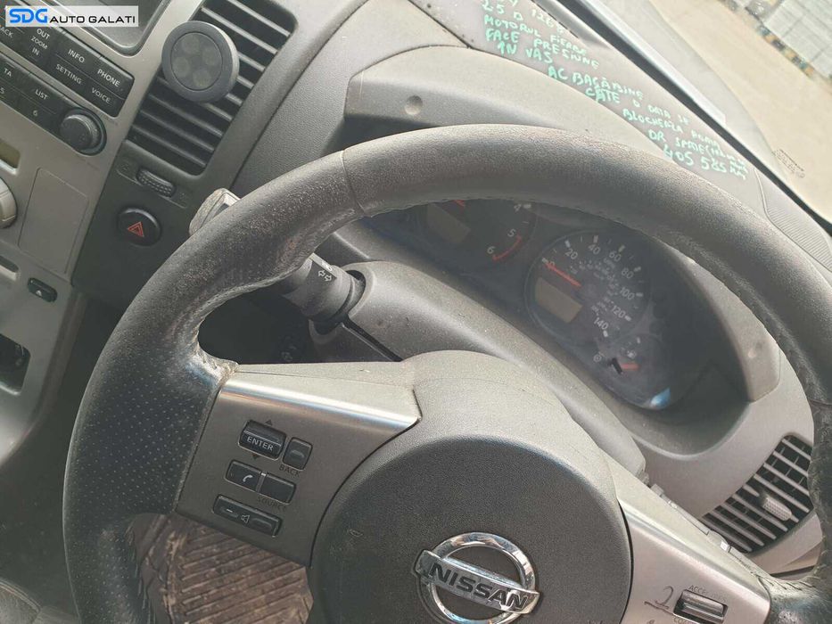 Volan Piele 3 Spite cu Comenzi FARA Airbag Nissan Navara D40 2005 - 2015 [Q2585]