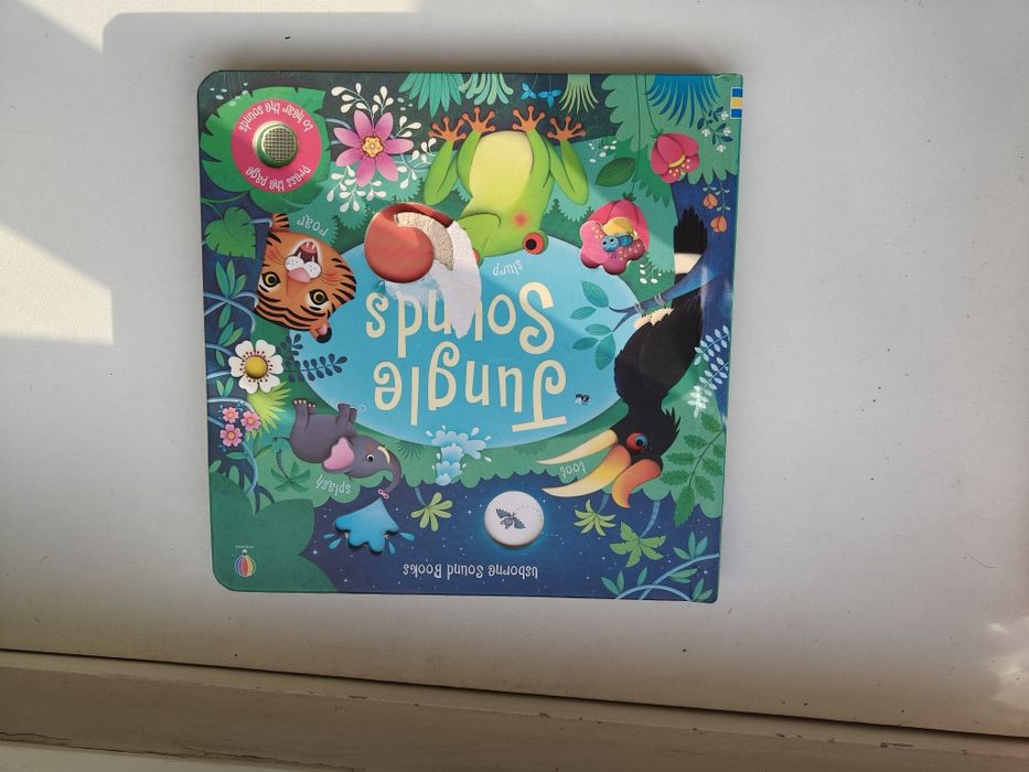 Set 4 Cărți Sonore Usborne – Colecția Completă (Farm, Jungle, Garden,