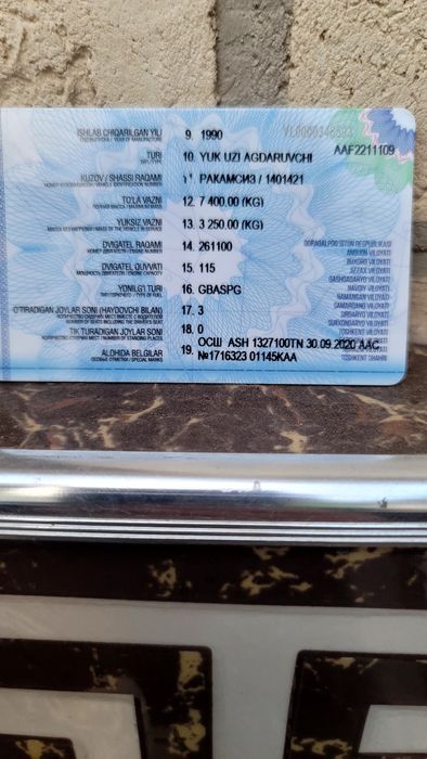 Gaz53 Saz3707 sotiladi