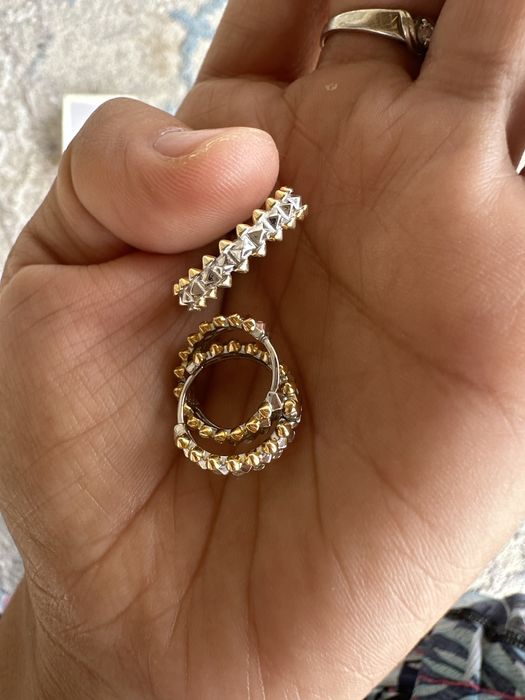 Алтын жалатылған күміс шипы кәзір трендтте