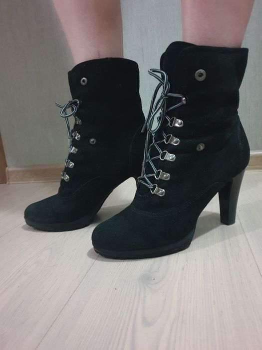 Батильоны замшевые натуральные