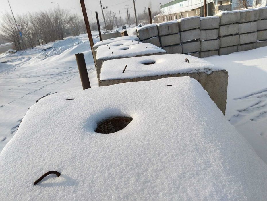 Блоки ж/б 100см*100*50 см