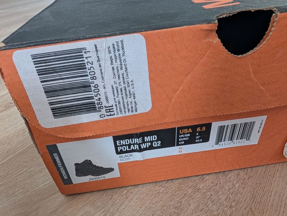 Ботинки женские утепленные Merrell Endure