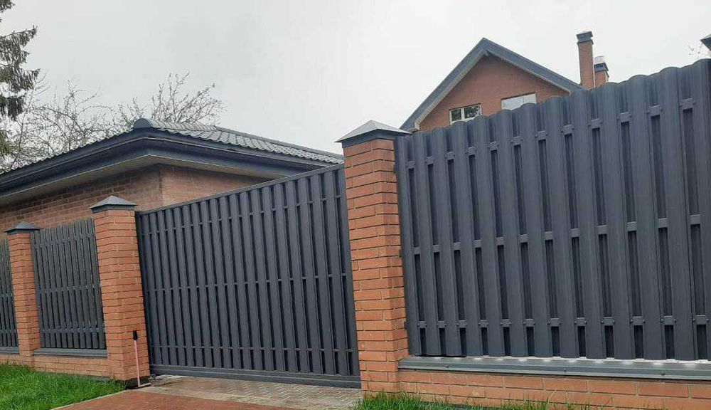 Штакетник металлический