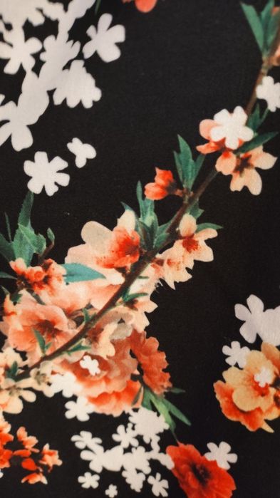 Rochie dreaptă florală 3XL